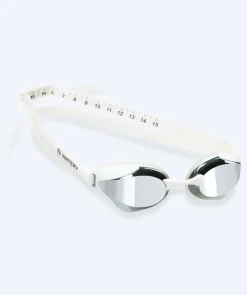 Discount Watery Elite svømmebriller - Poseidon Ultra Mirror - Hvid/sølv