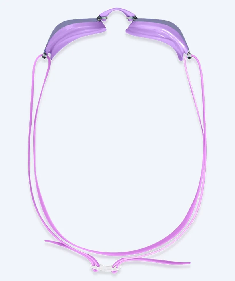 Discount Watery Elite svømmebriller - Poseidon Mirror - Lilla/sølv