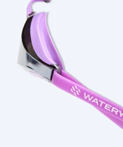 Discount Watery Elite svømmebriller - Poseidon Mirror - Lilla/sølv