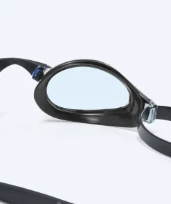 Outlet Watery Elite svømmebriller - Poseidon Mirror - Sort/blå