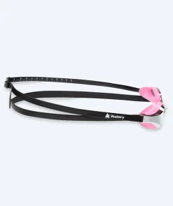New Watery Elite svømmebriller - Poseidon Mirror - Pink/sølv