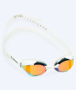 Outlet Watery Elite svømmebriller - Poseidon Ultra Mirror - Hvid/guld