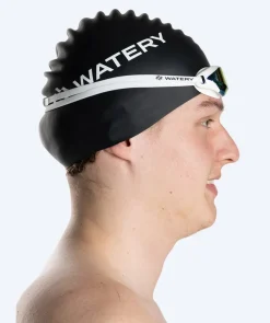 Outlet Watery Elite svømmebriller - Poseidon Ultra Mirror - Hvid/guld
