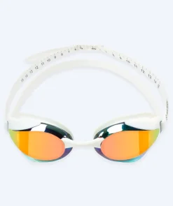 Outlet Watery Elite svømmebriller - Poseidon Ultra Mirror - Hvid/guld