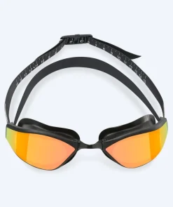 New Watery Elite svømmebriller - Storm Racer Mirror - Sort/guld