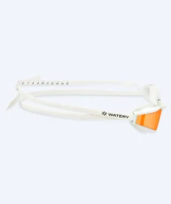 Online Watery Elite svømmebriller - Storm Racer Mirror - Hvid/guld