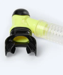 Clearance Watery full-dry snorkel til voksne - Hudson - Gul