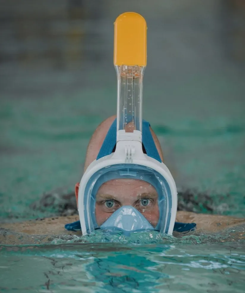 Discount Watery fullface dykkermaske til voksne - Oxygen - Sort