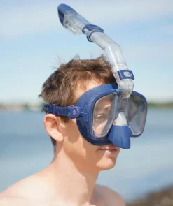 Hot Watery fullface dykkermaske til voksne - Pearl - Mørkeblå