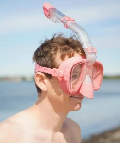 Watery fullface dykkermaske til voksne - Pearl - Pink