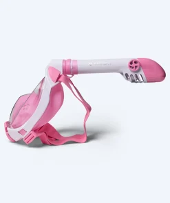 Watery fullface dykkermaske til børn - Ocean Pro - Pink
