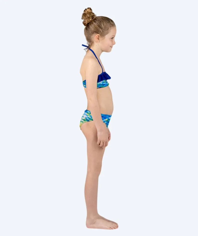 Outlet Watery havfruebikini til børn - Sæt - Rainbow Bloom