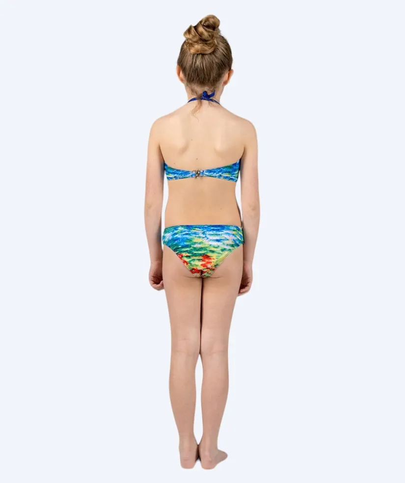 Outlet Watery havfruebikini til børn - Sæt - Rainbow Bloom