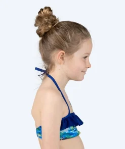 Watery havfrue bikini top til piger - Rainbow Bloom