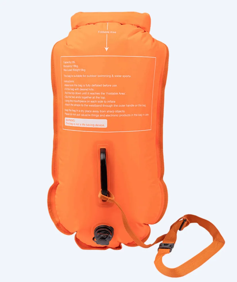 Sale Watery havtaske - Swim Buoy & Dry Bag 28L - Orange