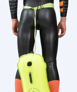 Hot Watery havtaske - Swim Buoy & Dry Bag 28L - Fluo Gul