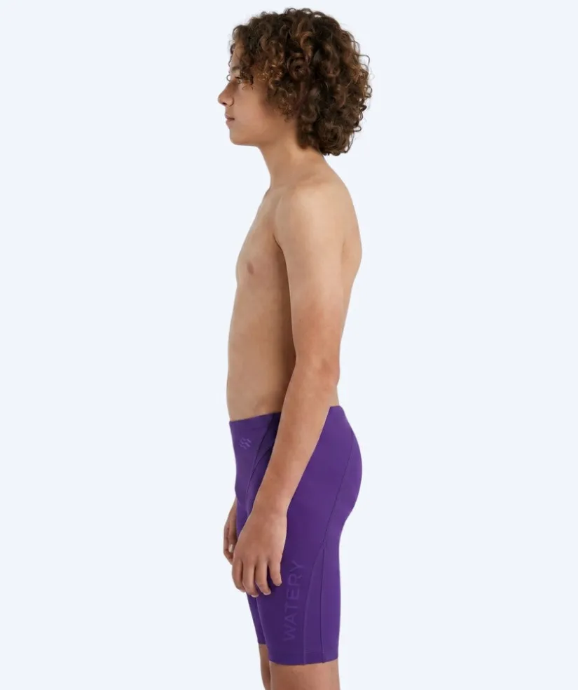 Discount Watery konkurrence badebukser til drenge - Rapidskin 2.0 - Lilla