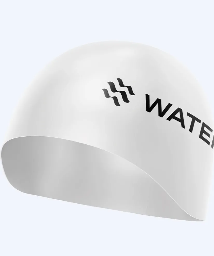 Hot Watery konkurrence badehætte - Signature Dome - Hvid