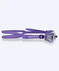Watery langsynede svømmebriller med styrke til voksne - (+2.0) – (+4.5) - Ridley - Lilla