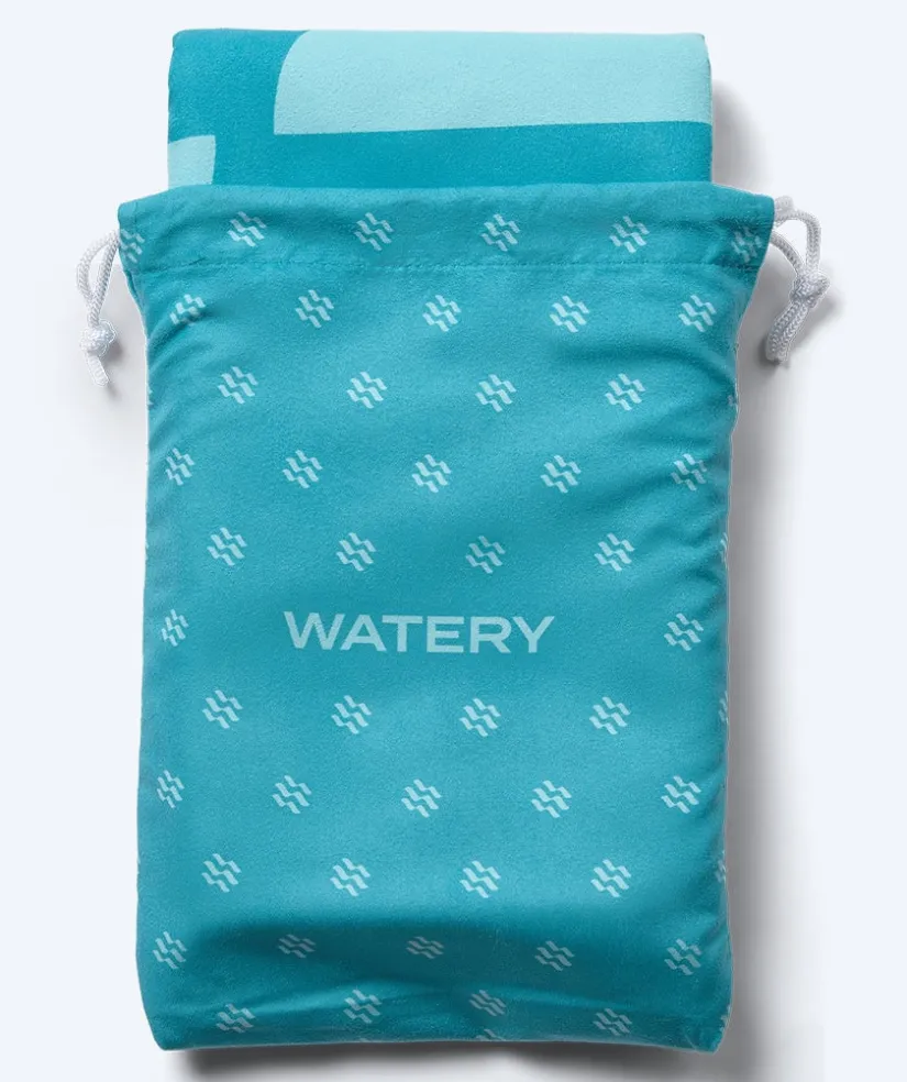 Discount Watery microfiber håndklæde (175 x 110 cm) - Rafferty - Ocean Blue