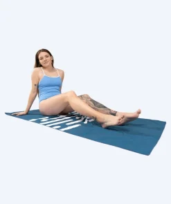 Online Watery microfiber håndklæde (160 x 80 cm) - Eco Nebraska - Blå