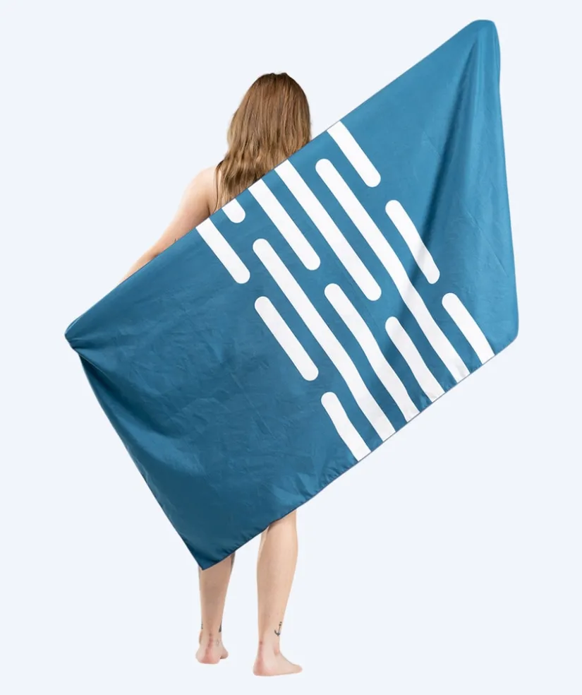 Online Watery microfiber håndklæde (160 x 80 cm) - Eco Nebraska - Blå
