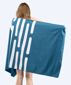 Online Watery microfiber håndklæde (160 x 80 cm) - Eco Nebraska - Blå