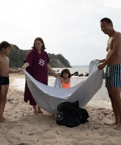 Sale Watery microfiber håndklæde (180 x 200 cm) - Eco Nebraska Family - Mørkeblå
