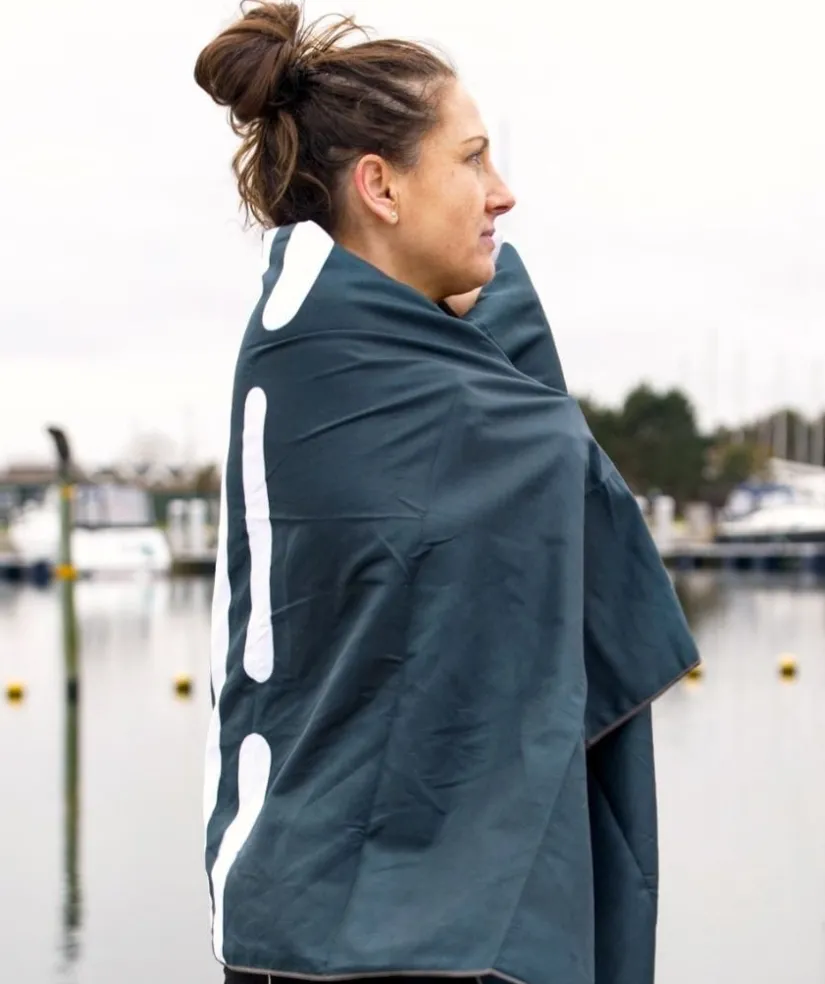 Online Watery microfiber håndklæde (160 x 80 cm) - Eco Nebraska - Lilla