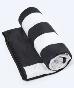 Outlet Watery microfiber håndklæde (160 x 80 cm) - Eco Nebraska - Sort