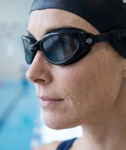 Discount Watery motions svømmebriller - Wade Active - Sort (Smoke linse)