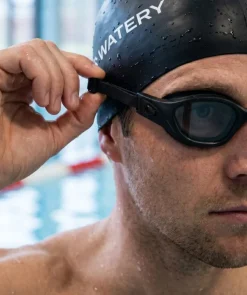 Online Watery motions svømmebriller - Clyde Active - Sort (Smoke linse)