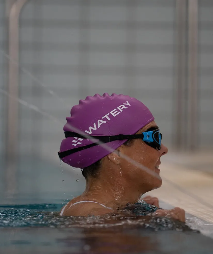 New Watery motions svømmebriller - Raven Active - Sort/blå 1.0