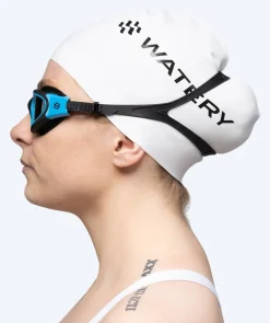 New Watery motions svømmebriller - Raven Active - Sort/blå 1.0