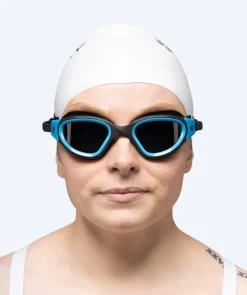 New Watery motions svømmebriller - Raven Active - Sort/blå 1.0