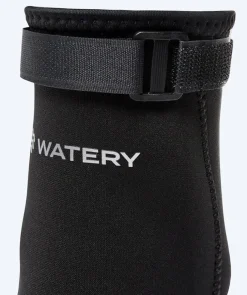 Online Watery neopren sokker til åbent vand - Reptile (3 mm) - Sort