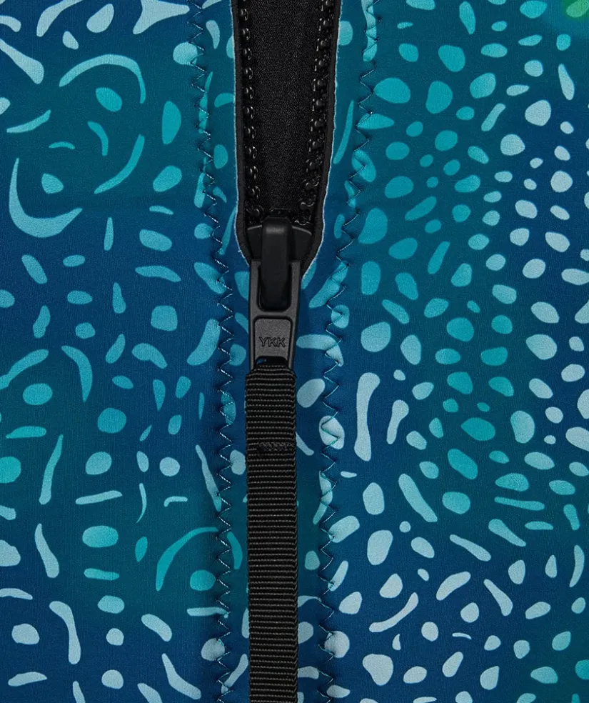 Online Watery neopren springsuit til damer - Compass - Grøn/blå