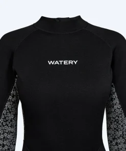 Discount Watery neopren springsuit til damer - Crosswind - Sort/hvid