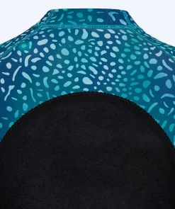 Hot Watery neopren springsuit til damer - Lady Open Back - Grøn/blå