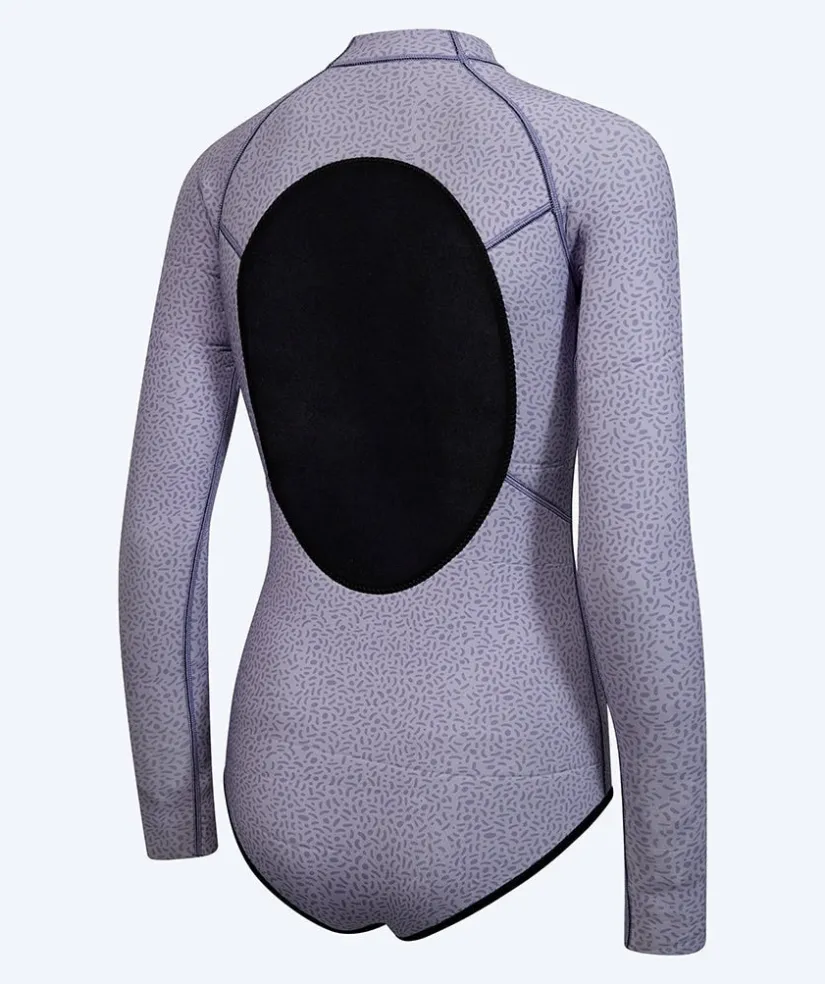 Best Watery neopren springsuit til damer - Lady Open Back - Lilla