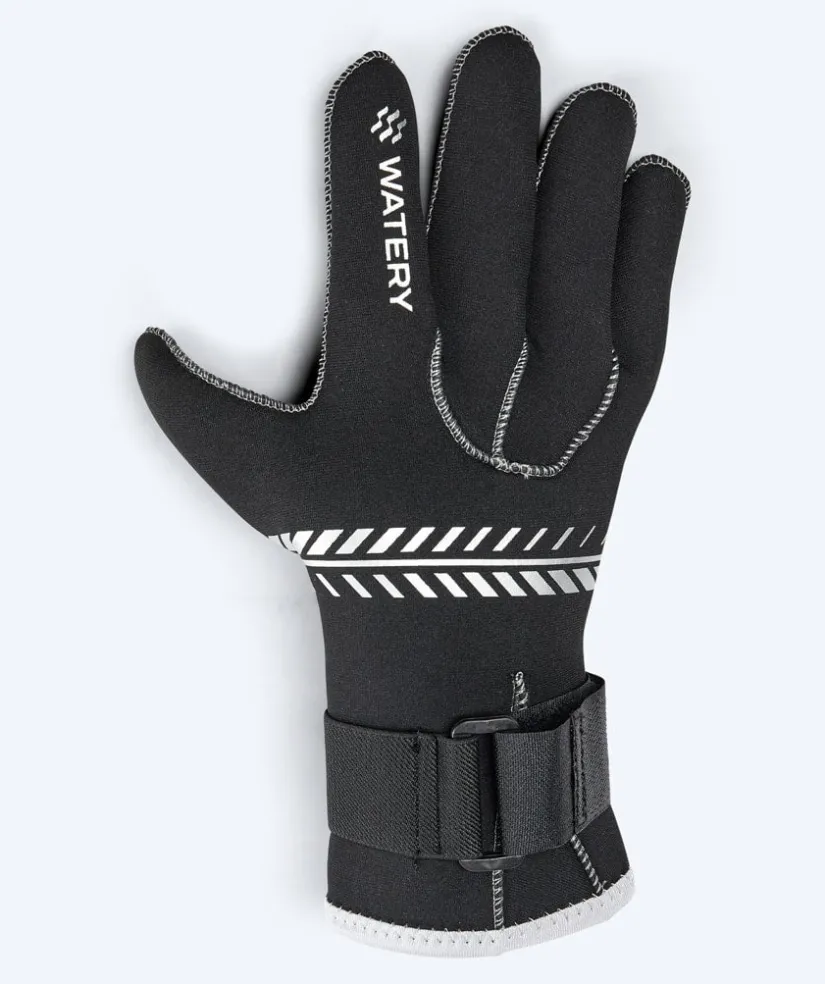 Outlet Watery neoprensæt - Thermal Reptile (3 mm) - Sort/sølv