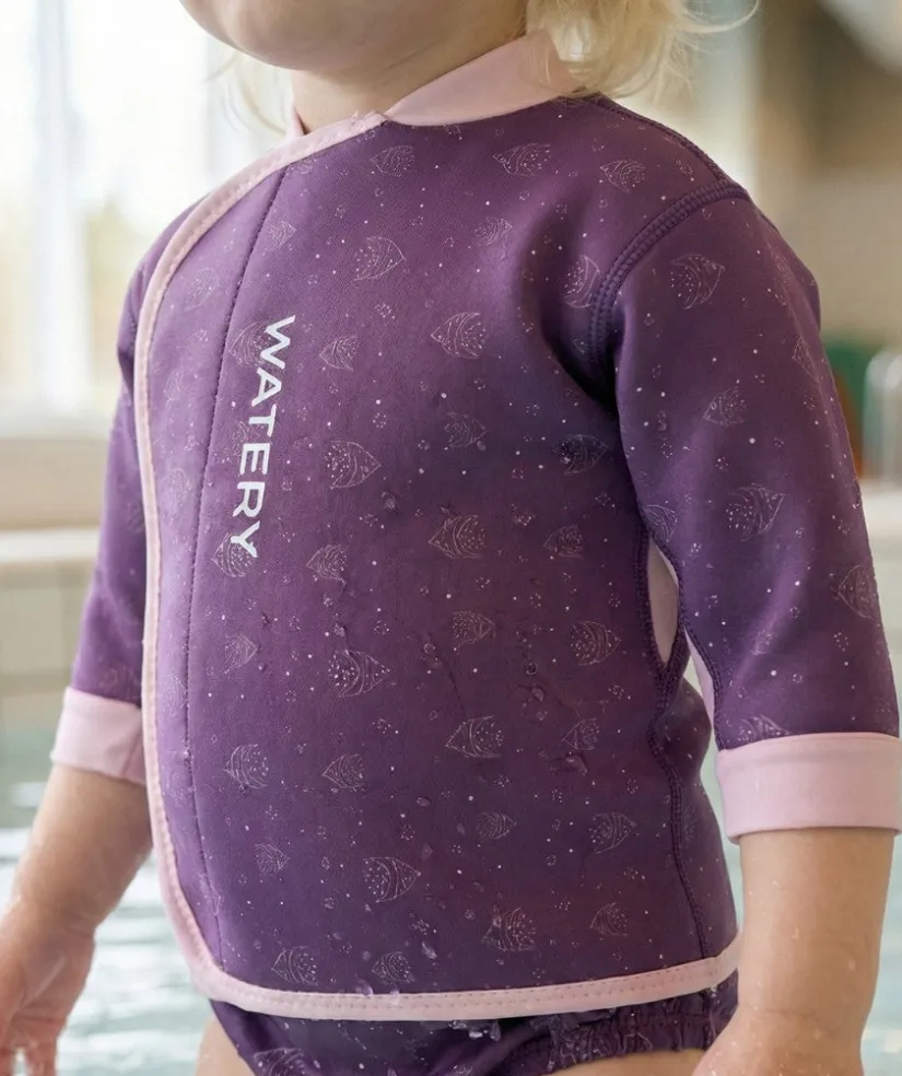 Online Watery neopren trøje - Baia Top - Atlantic Purple
