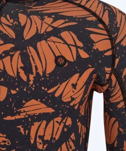 Outlet Watery neopren trøje med lynlås til mænd - Lodge - Sort/orange