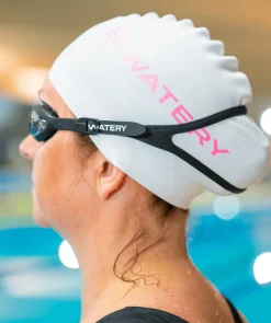 Watery nærsynede svømmebriller med styrke til børn - (-1.0) – (-6.0) - Matira - Lyserød/blå