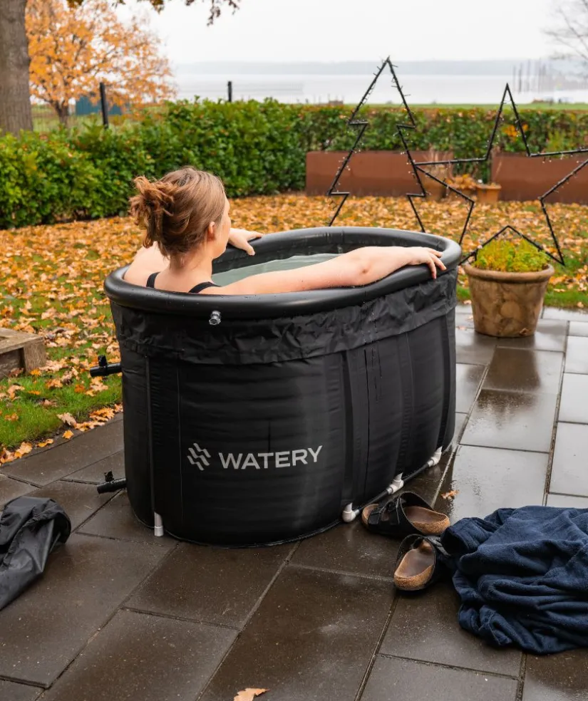 Hot Watery oppustelig isbad - Hero Max - Sort