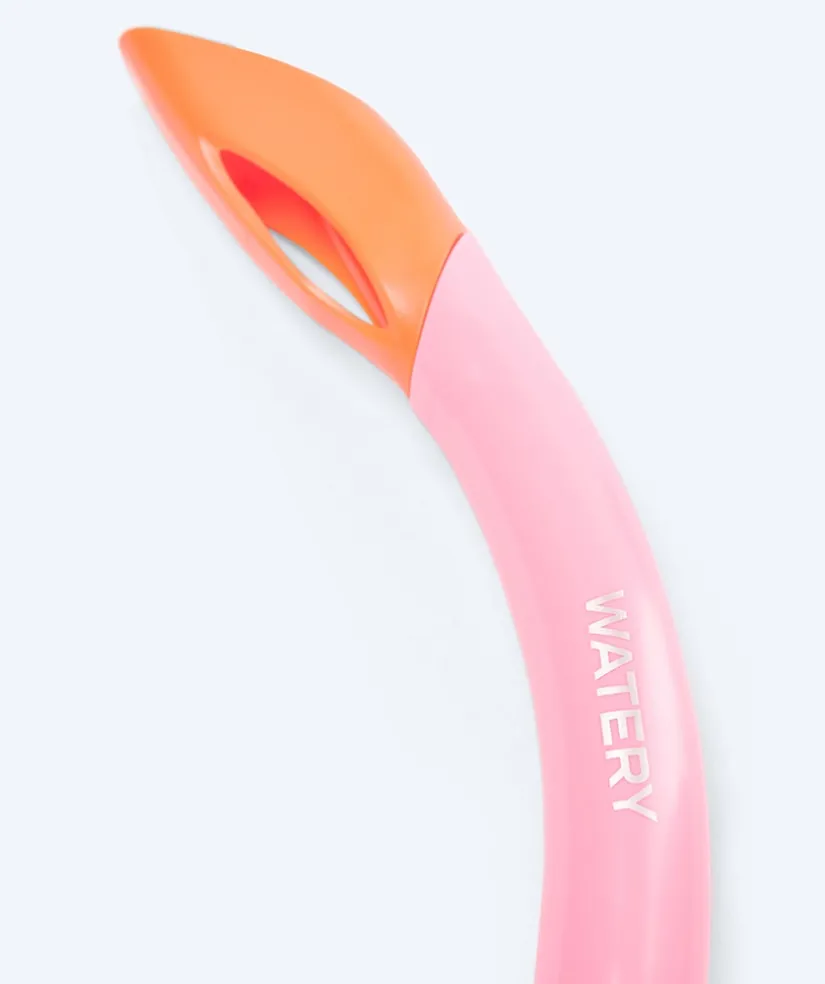 Best Watery semi-dry snorkel til børn - Triton - Pink