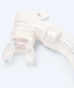 Online Watery semi-dry snorkel til børn - Triton - Rød