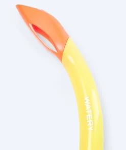 Watery semi-dry snorkel til børn - Triton - Gul