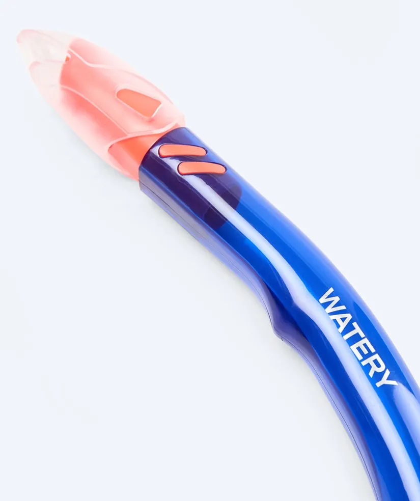 Sale Watery semi-dry snorkel til voksne - Hudson - Blå
