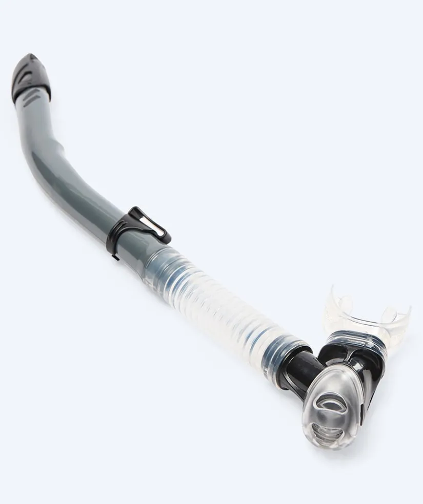 Best Watery semi-dry snorkel til voksne - Hudson - Grå